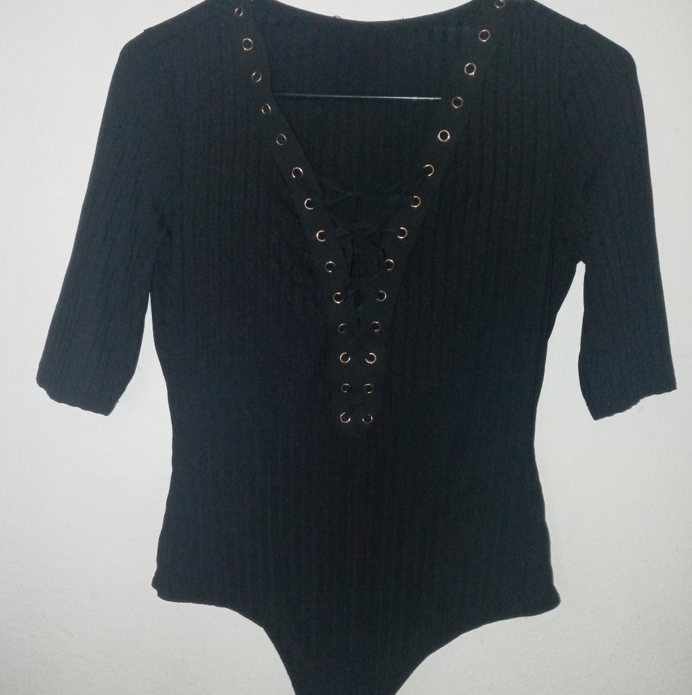 Laced up Body Suit